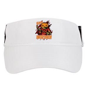 Hockey Slappy Hockeyween Pumpkin Jack O Lantern Halloween Adult Drive Performance Visor