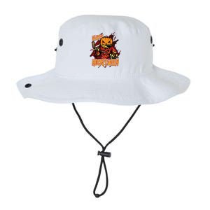 Hockey Slappy Hockeyween Pumpkin Jack O Lantern Halloween Legacy Cool Fit Booney Bucket Hat