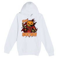 Hockey Slappy Hockeyween Pumpkin Jack O Lantern Halloween Premium Pullover Hoodie