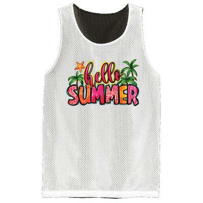 Hello Summer Mesh Reversible Basketball Jersey Tank