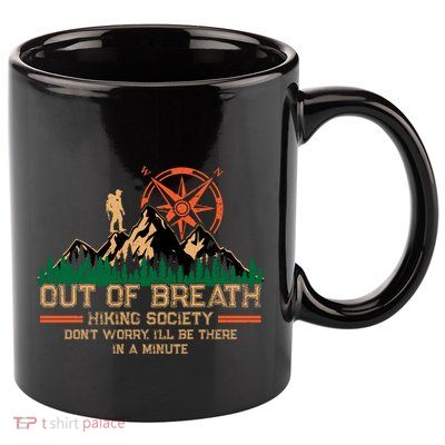 Hiking Society 11oz C Handle Ceramic Mug