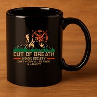Hiking Society 11oz C Handle Ceramic Mug