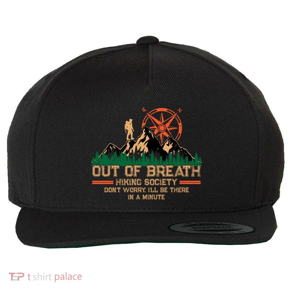 Hiking Society Wool Snapback Cap