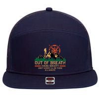Hiking Society 7 Panel Mesh Trucker Snapback Hat