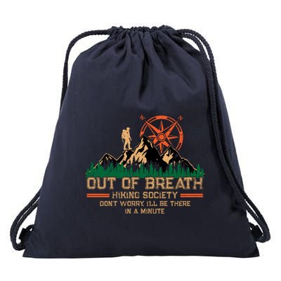 Hiking Society Drawstring Bag