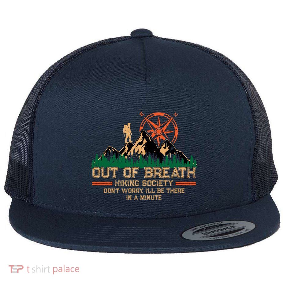 Hiking Society Flat Bill Trucker Hat