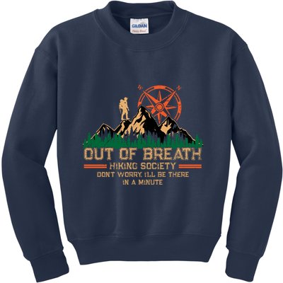 Hiking Society Kids Sweatshirt