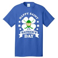 Happy Saint Hatrick's Day Hockey Fan Player St Patrick's Day Gift Tall T-Shirt