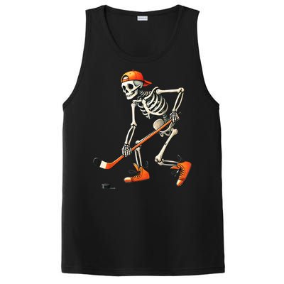 Halloween Skeleton Hockey Sport Costume Gift PosiCharge Competitor Tank