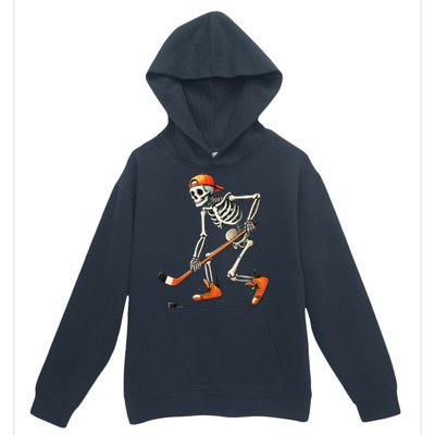 Halloween Skeleton Hockey Sport Costume Gift Urban Pullover Hoodie