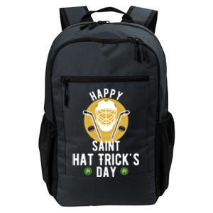 Happy Saint Hatricks Day Saint Patricks Day Holiday Hockey Gift Daily Commute Backpack