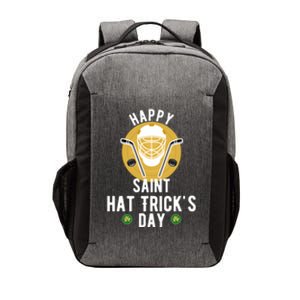 Happy Saint Hatricks Day Saint Patricks Day Holiday Hockey Gift Vector Backpack