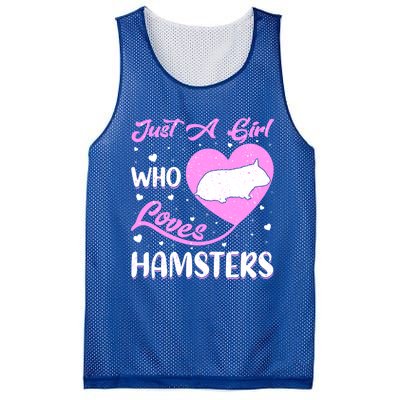 Heart Shape Hamster Just A Girl Who Loves Hamsters Gift Mesh Reversible Basketball Jersey Tank