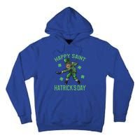 Happy Saint Hatricks Day St Patrick's Day Hockey Leprechaun Gift Tall Hoodie