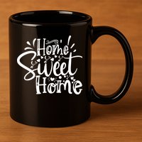 Home Sweet Home 11oz C Handle Ceramic Mug