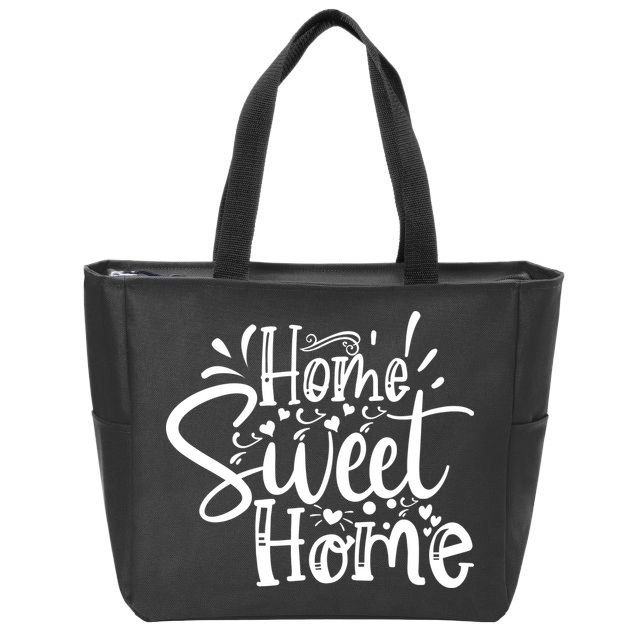 Home Sweet Home Zip Tote Bag