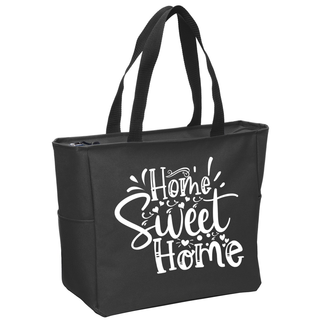Home Sweet Home Zip Tote Bag