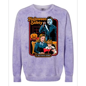 Halloween Safety Colorblast Crewneck Sweatshirt