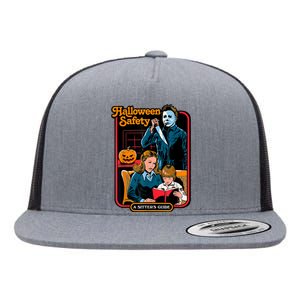 Halloween Safety Flat Bill Trucker Hat