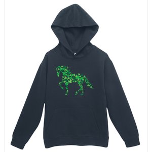 Horse Shamrock Horseback Riding Equestrian Shirts Patrick Day Urban Pullover Hoodie