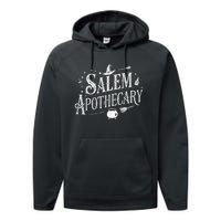 Halloween Sweatshirt Halloween Salem Apothecary Performance Fleece Hoodie