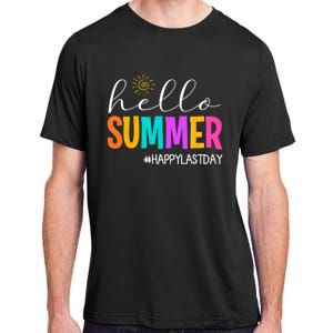 Hello Summer Happy Last Day School Teacher Student Adult ChromaSoft Performance T-Shirt