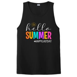 Hello Summer Happy Last Day School Teacher Student PosiCharge Competitor Tank