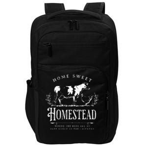 Home Sweet Homestead Farmhouse Impact Tech Backpack