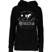 Home Sweet Homestead Farmhouse Womens Funnel Neck Pullover Hood