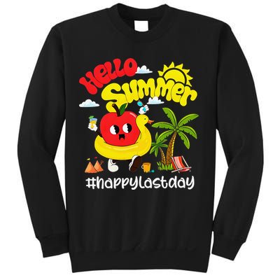 Hello Summer Happy Last Day Of School Teacher Student Sweatshirt