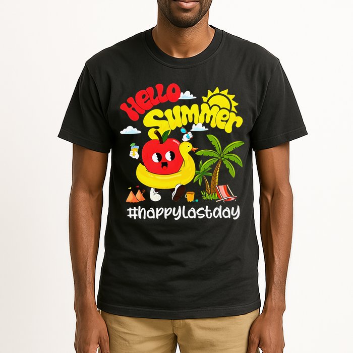 Hello Summer Happy Last Day Of School Teacher Student Tall T-Shirt