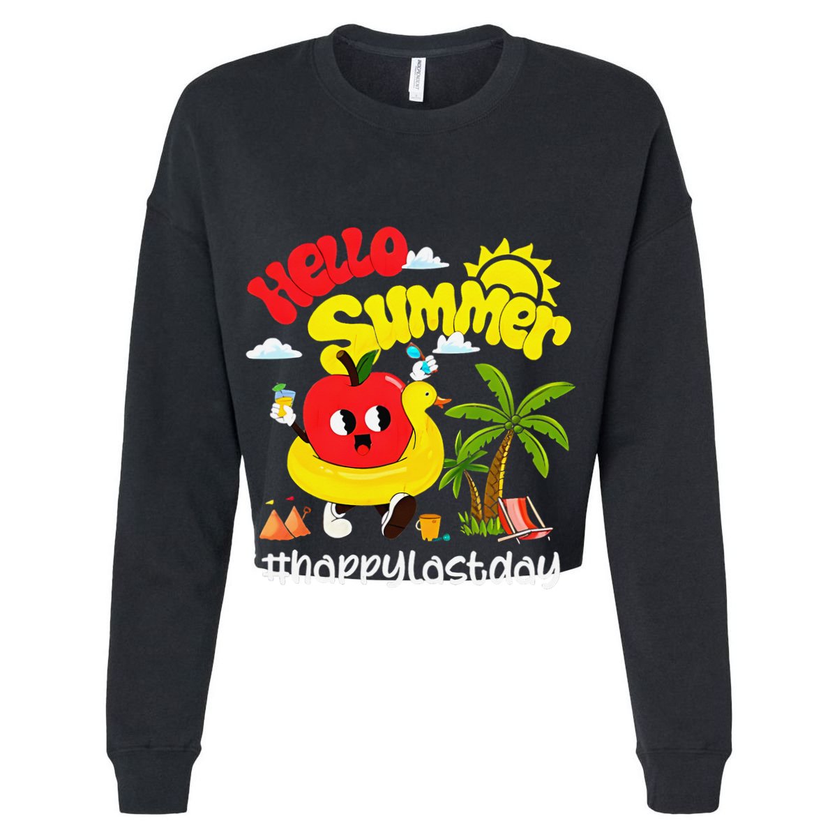 Hello Summer Happy Last Day Of School Teacher Student Tall T-Shirt