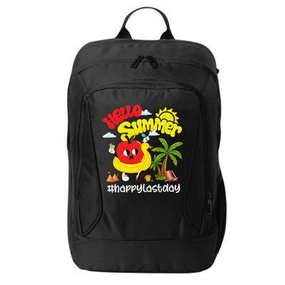 Hello Summer Happy Last Day Of School Teacher Student City Backpack