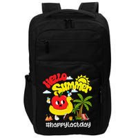 Hello Summer Happy Last Day Of School Teacher Student Impact Tech Backpack