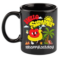 Hello Summer Happy Last Day Of School Teacher Student 11oz C Handle Ceramic Mug