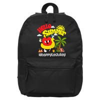 Hello Summer Happy Last Day Of School Teacher Student 16 in Basic Backpack