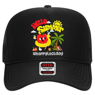 Hello Summer Happy Last Day Of School Teacher Student Hat