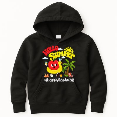 Hello Summer Happy Last Day Of School Teacher Student Kids Hoodie