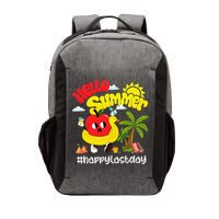 Hello Summer Happy Last Day Of School Teacher Student Vector Backpack