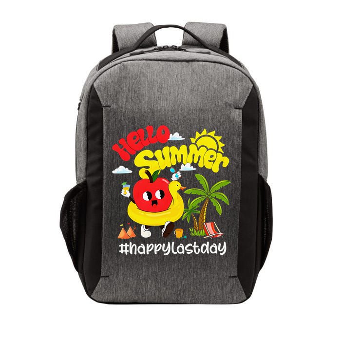 Hello Summer Happy Last Day Of School Teacher Student Vector Backpack