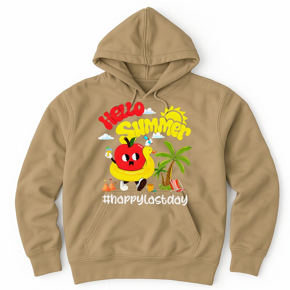 Hello Summer Happy Last Day Of School Teacher Student Hoodie