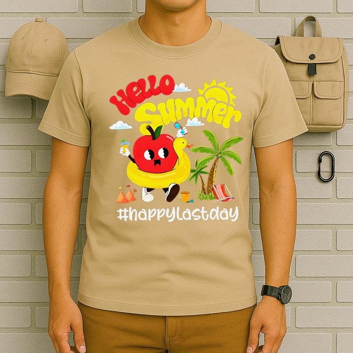 Hello Summer Happy Last Day Of School Teacher Student T-Shirt