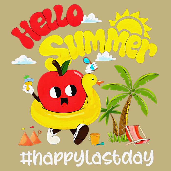 Hello Summer Happy Last Day Of School Teacher Student T-Shirt