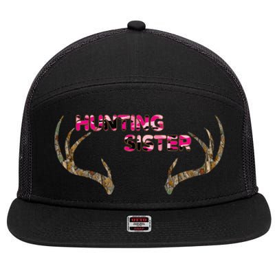 Hunting Sister 7 Panel Mesh Trucker Snapback Hat