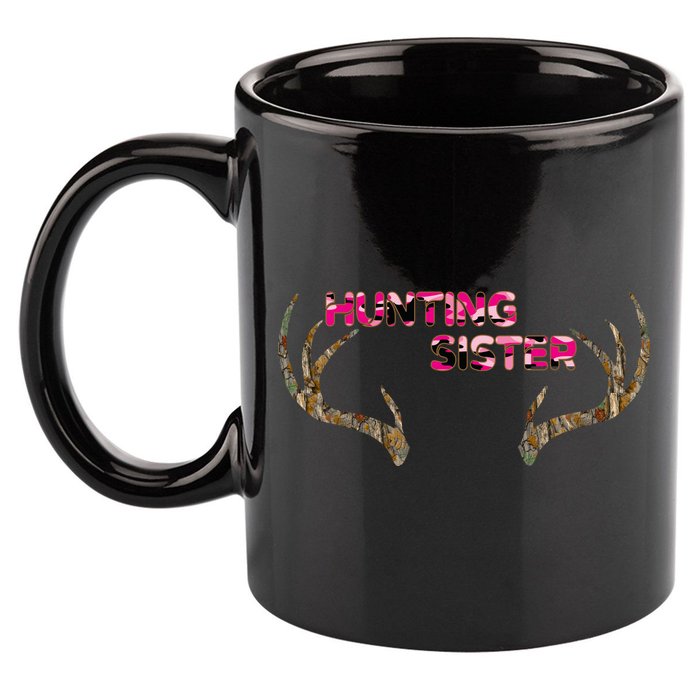 Hunting Sister 11oz C Handle Ceramic Mug