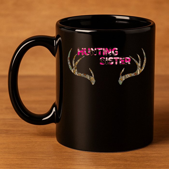 Hunting Sister 11oz C Handle Ceramic Mug