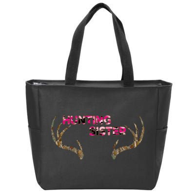 Hunting Sister Zip Tote Bag