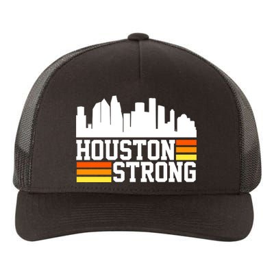 Houston Strong Yupoong Adult 5-Panel Trucker Hat