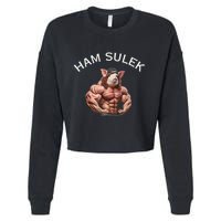 Ham Sulek Cropped Pullover Crew