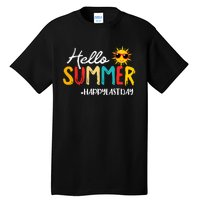 Hello Summer Happy Last Day Of School Teacher Student Tall T-Shirt